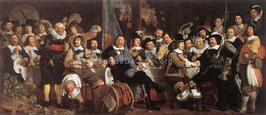 Celebration of the Peace of Munster - 巴斯勒莫斯·范·德·赫斯特